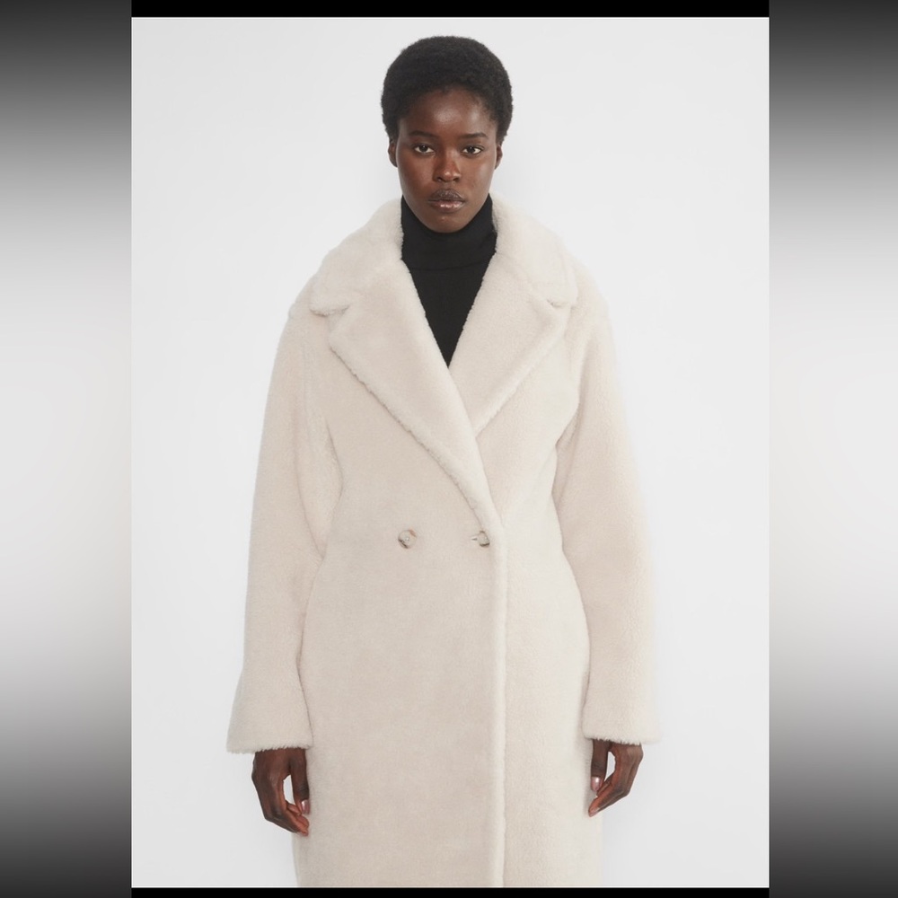 Babaton Cream Teddy Jacket